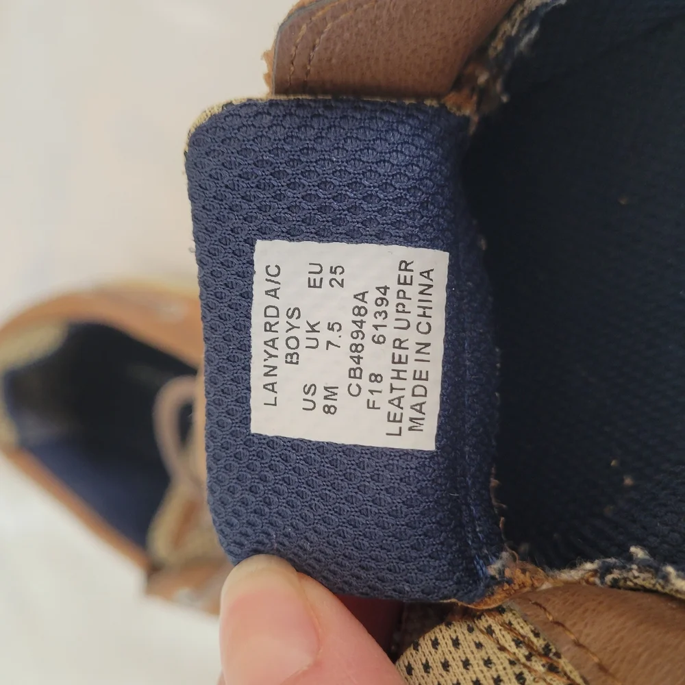 Sperry Kids Tan Boat Shoes